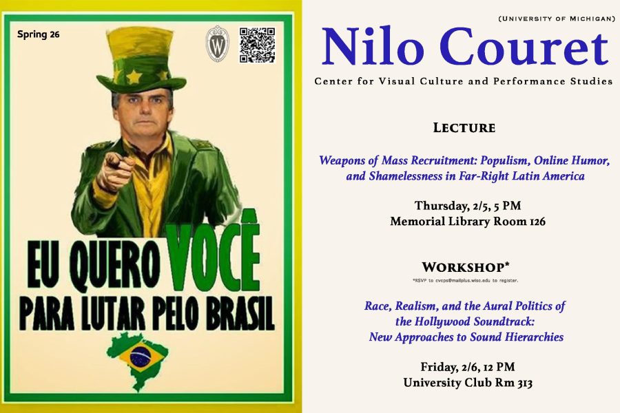 Couret Lecture on Weapons of Mass Recruitment: Populism, Online Humor, and Shamelessness in Far-Right Latin America, Thursday February 5
