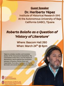 Roberto Bolaño as a Question of ‘History of Literature' copy